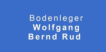Bodenleger Wolfgang Bernd Rud