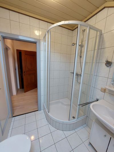 Apartment, shower and bath, toilet, balcony